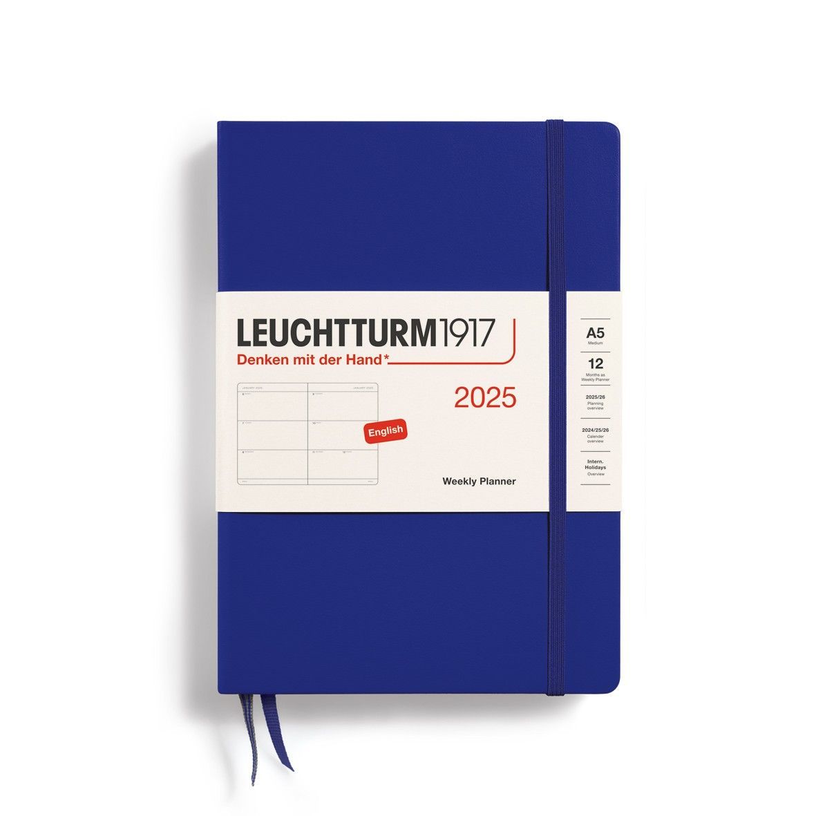 Leuchtturm - Agenda Settimanale 2025 Orizzontale cm.15x21