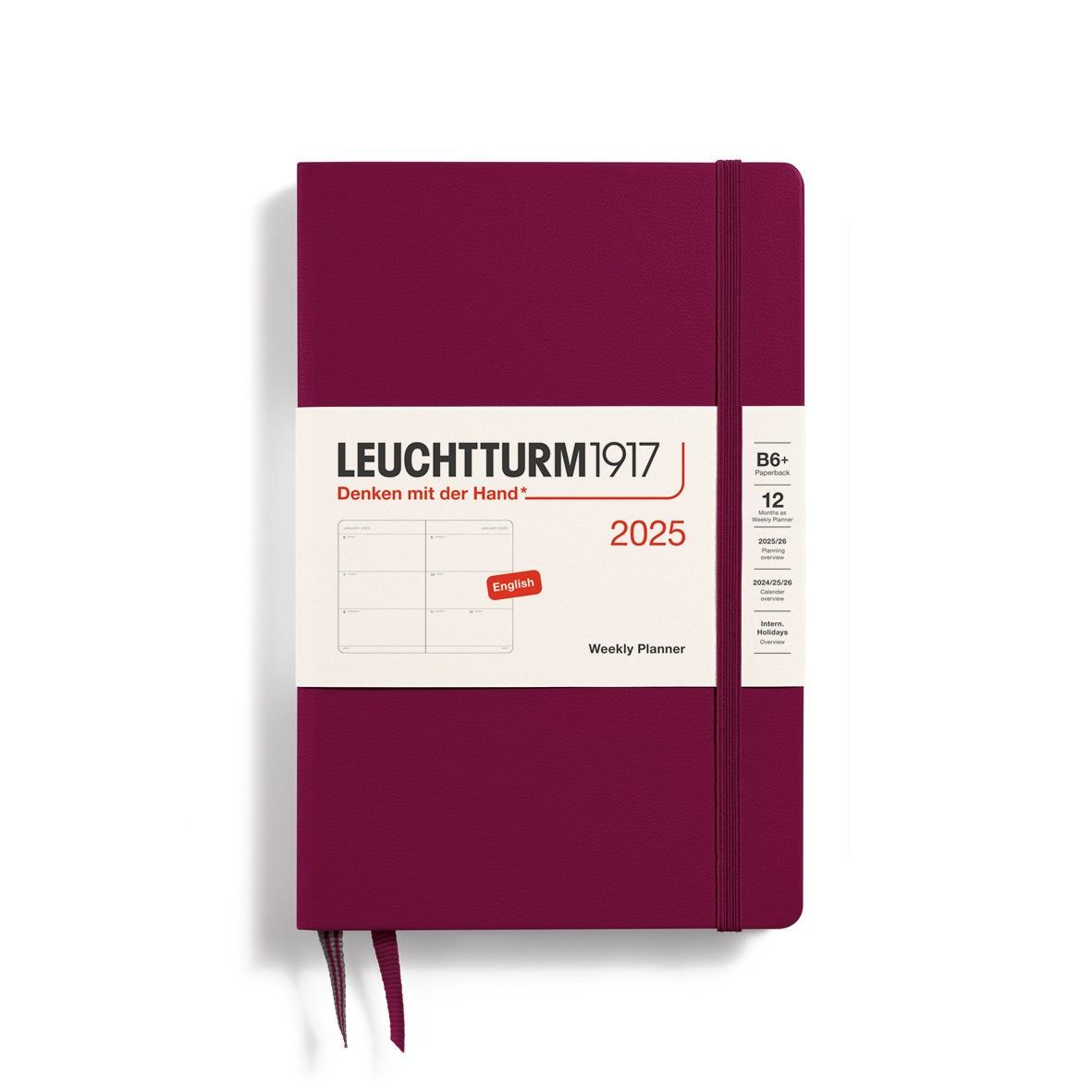 Leuchtturm - Agenda Settimanale 2025 Orizzontale cm.13x19
