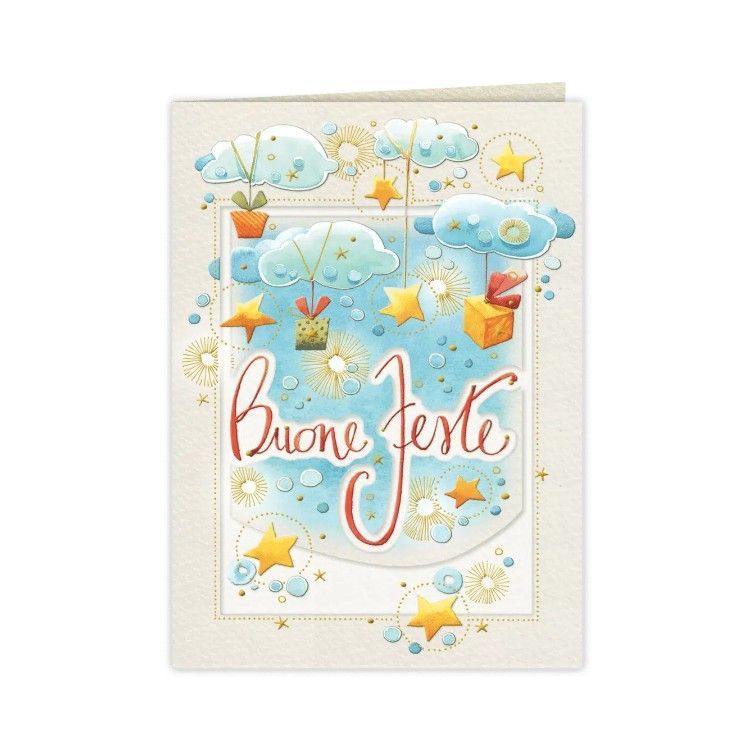 Biglietto Goccioline “Buone Feste”