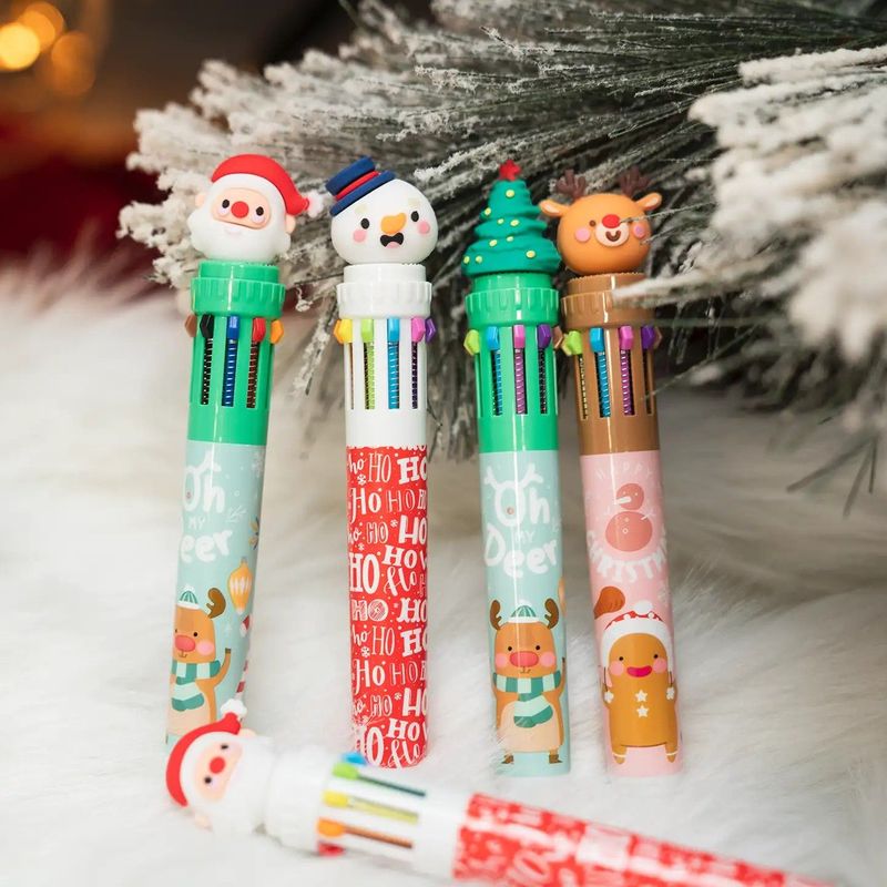Penna a 10 colori “Natale” Colourbook