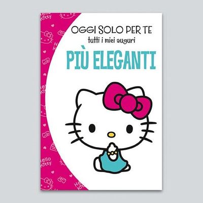 Biglietto Auguri Hello Kitty “Oggi solo per te..”
