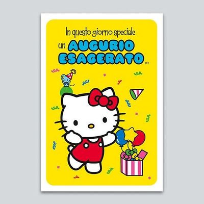 Biglietto Auguri Hello Kitty “In questo giorno speciale..”