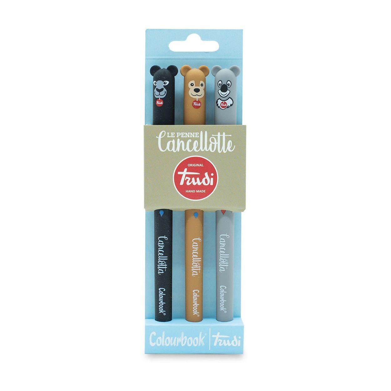 Set 3 penne cancellabili Cancellotte Trudi