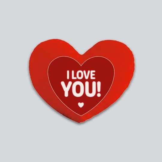 Cuscino a cuore cm.30