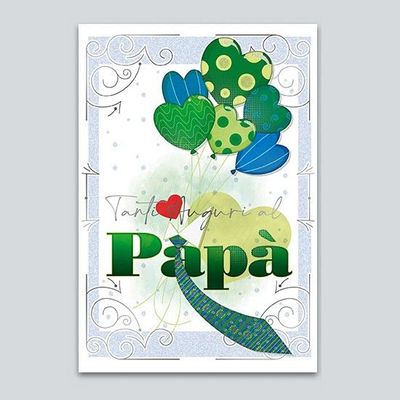 Biglietto "Tanti auguri al Papà..”