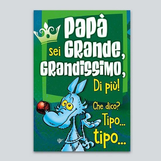 Biglietto Lupo Alberto “tutti mi chiedono...”