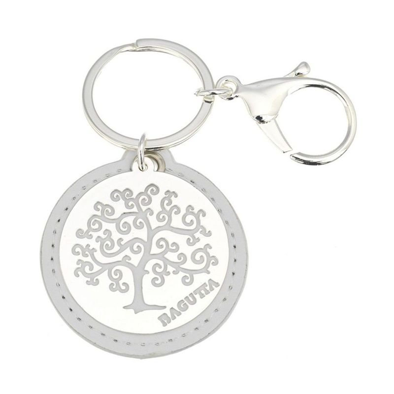 Portachiavi "Albero della Vita" bianco