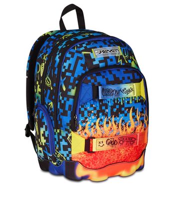 Zaino Seven® Dual - Scribbled Flame 31L