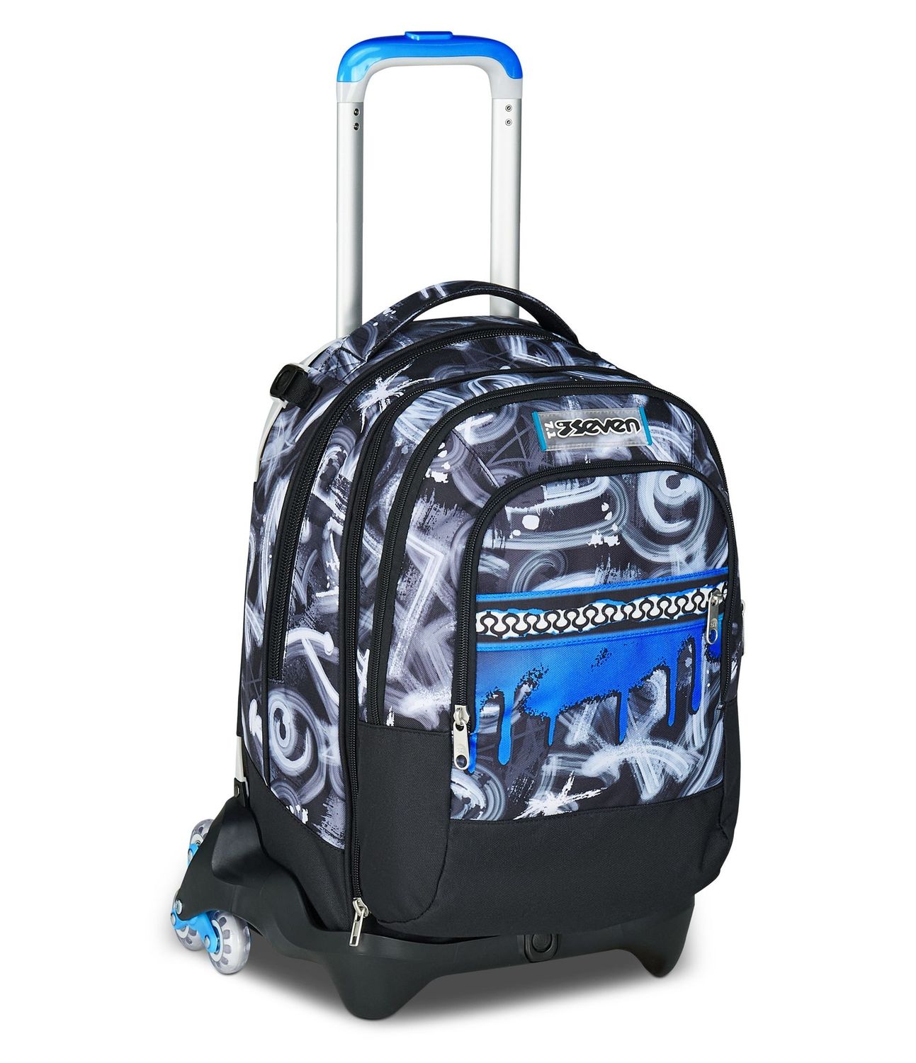 Zaino Trolley Seven Jack-3WD Detach Quick Graffiti boy