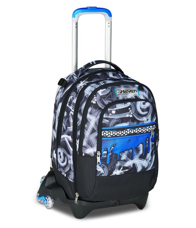 Zaino Trolley Seven Jack-3WD Detach Quick Graffiti boy