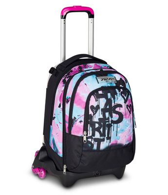 Zaino Trolley Seven Jack-3WD Detach Quick Graffiti girl