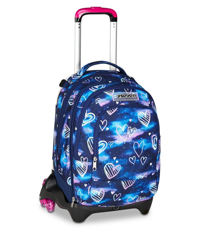 Zaino Trolley Seven Jack-3WD Detach Gloomy Heart girl
