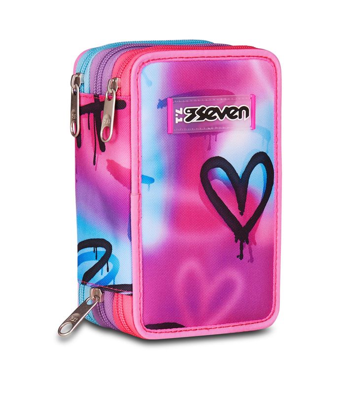 Astuccio 3 zip Seven “Sprint Paint” girl