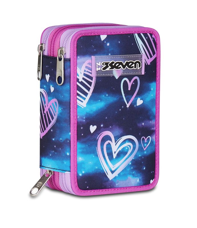 Astuccio 3 zip Seven “Gloomy Heart” girl