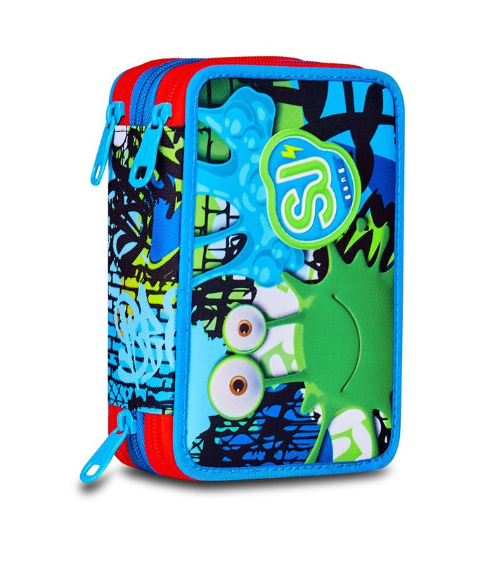 Astuccio 3 zip SJ Gang “Fantasys” boy