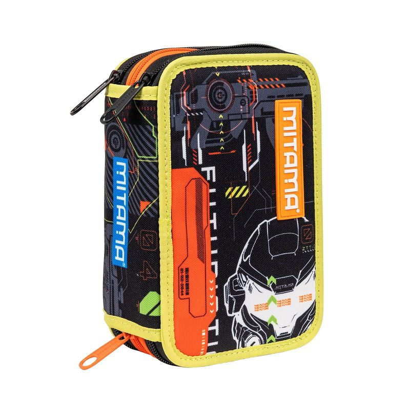 Astuccio 3 zip Mitama Fluo Battle