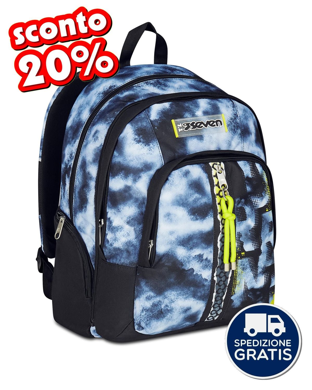 Zaino Seven® Dual  Detach - Shady Dye Boy 32L