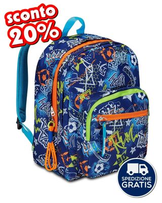 Zaino Doppio Scomparto SJ Ever Goalstreet Boy