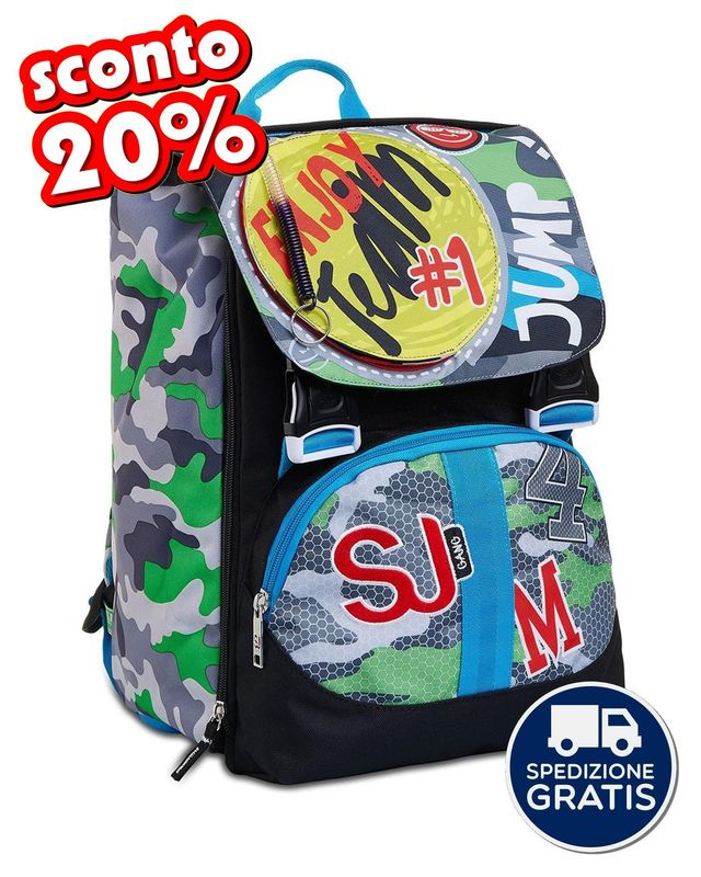 Zaino Big Sdoppiabile SJ Gang Sport Boy Zaino Big Sdoppiabile SJ Gang Sport Boy