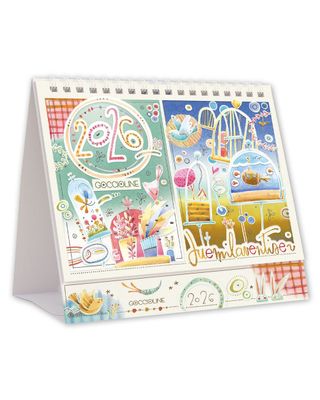 Calendario Tavolo Piramide 2026 Goccioline