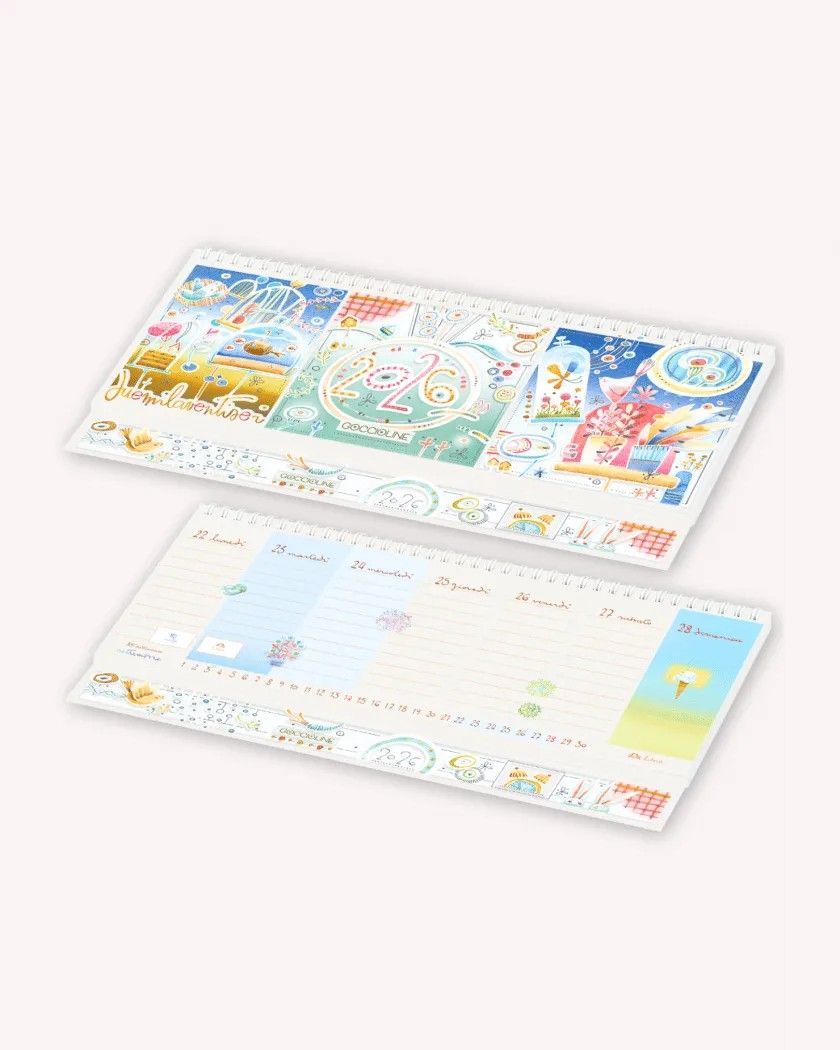 Weekly da tavolo 2026 Goccioline