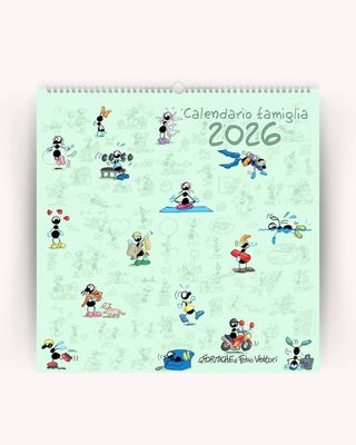Calendario della Famiglia 2026 Formiche di Vettori