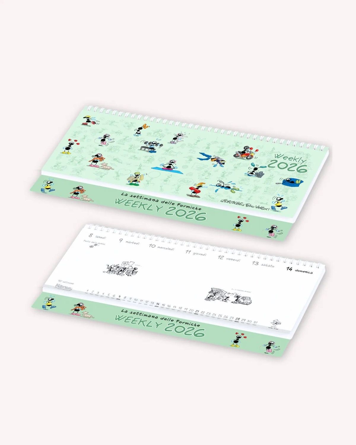 Weekly da tavolo 2026 Formiche di Vettori