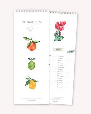 Calendario Parete Spirale 2026 Essenzia Calendario Parete Spirale 2026 Essenzia