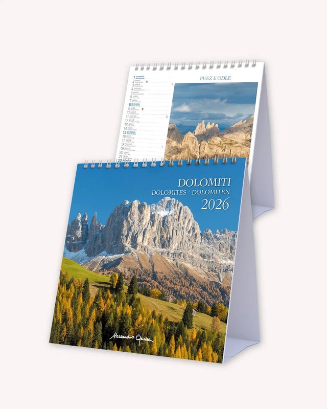 Calendario Tavolo Piramide 2026 Dolomiti Calendario Tavolo Piramide 2026 Dolomiti