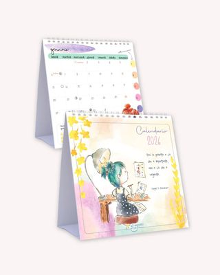 Calendario Tavolo Piramide 2026 Disegnata