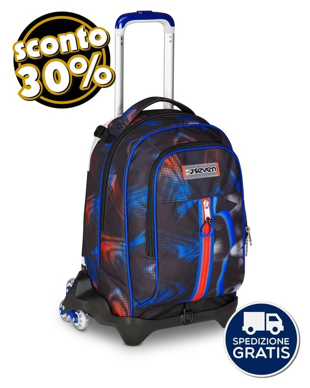 Zaino Trolley Seven Jack-3WD Optical Shade boy Zaino Trolley Seven Jack-3WD Optical Shade boy