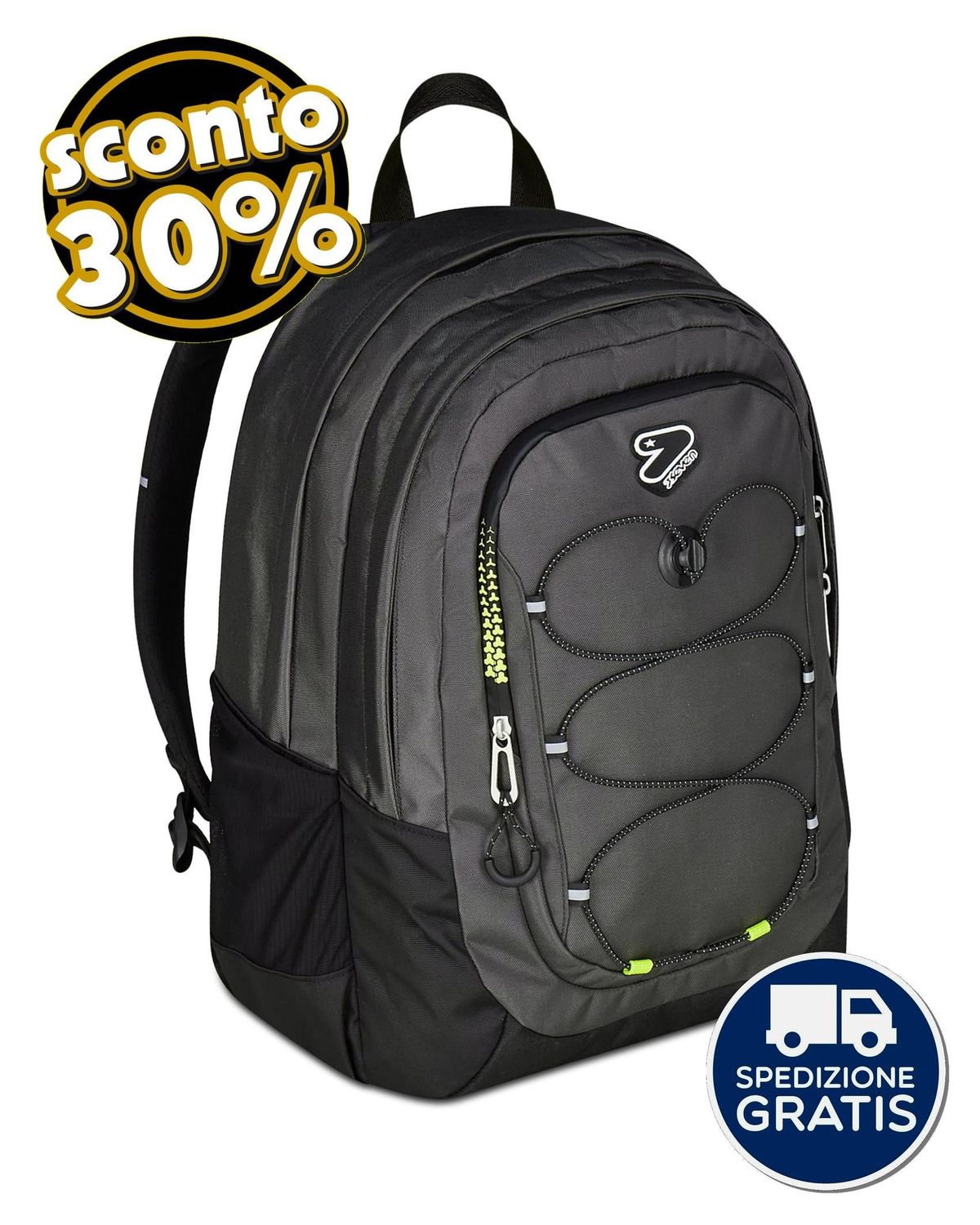 Zaino Seven Tech 30L grigio Zaino Seven Tech 30L grigio