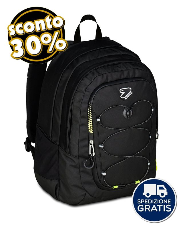 Zaino Seven Tech 30L nero Zaino Seven Tech 30L nero