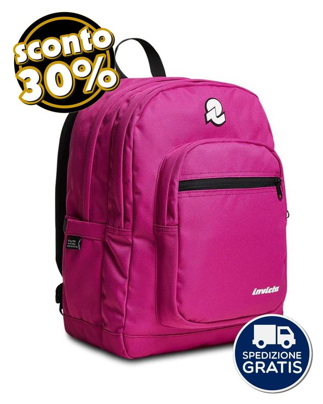 Zaino Invicta Jelek Plain Fucsia 38L Zaino Invicta Jelek Plain Fucsia 38L
