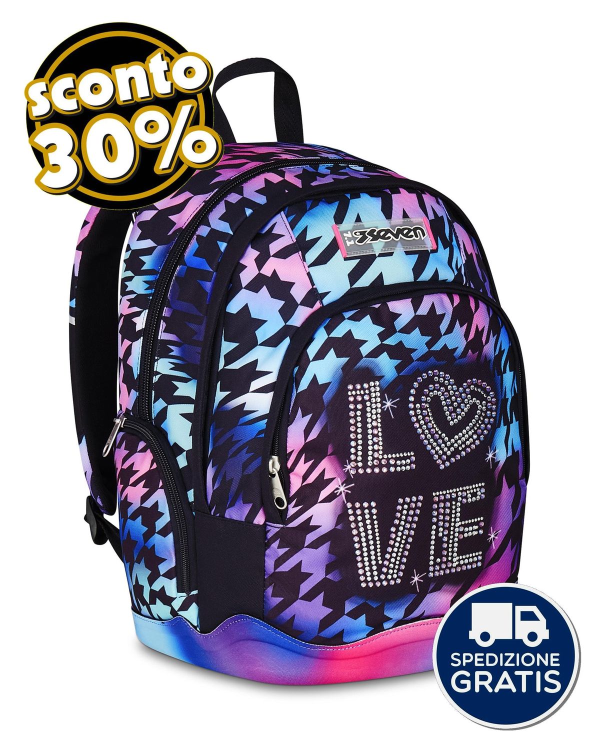 Zaino Seven® Dual - Glow Love 31L Zaino Seven® Dual - Glow Love 31L