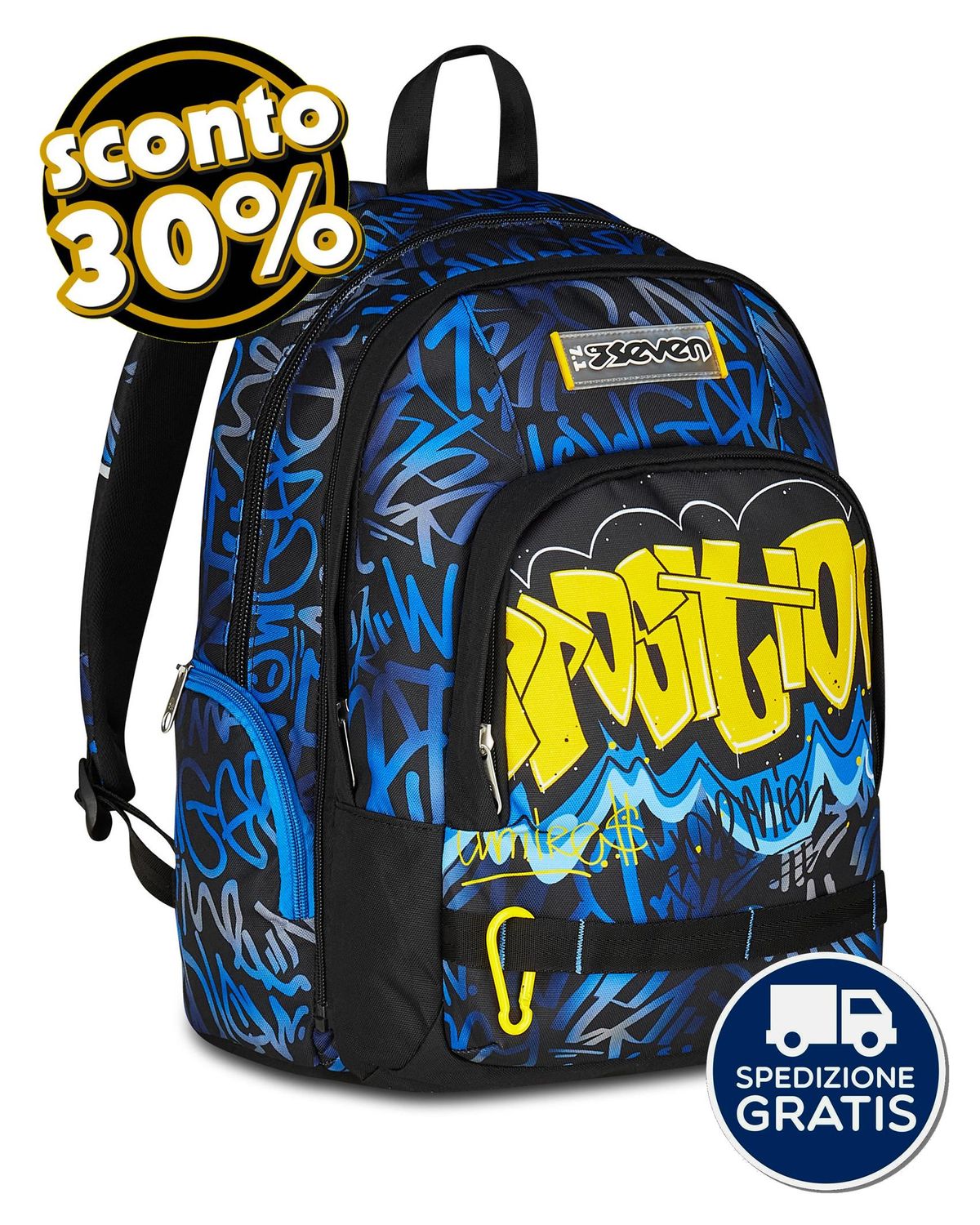 Zaino Seven® Dual Detach - Hidden Spot Boy 32L Zaino Seven® Dual Detach - Hidden Spot Boy 32L