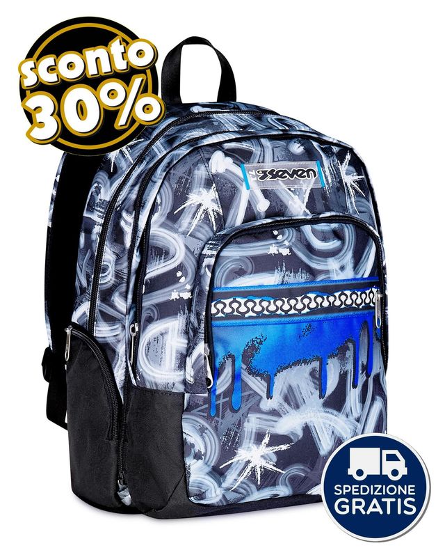 Zaino Seven® Dual Detach - Quick Graffiti Boy 32L Zaino Seven® Dual Detach - Quick Graffiti Boy 32L