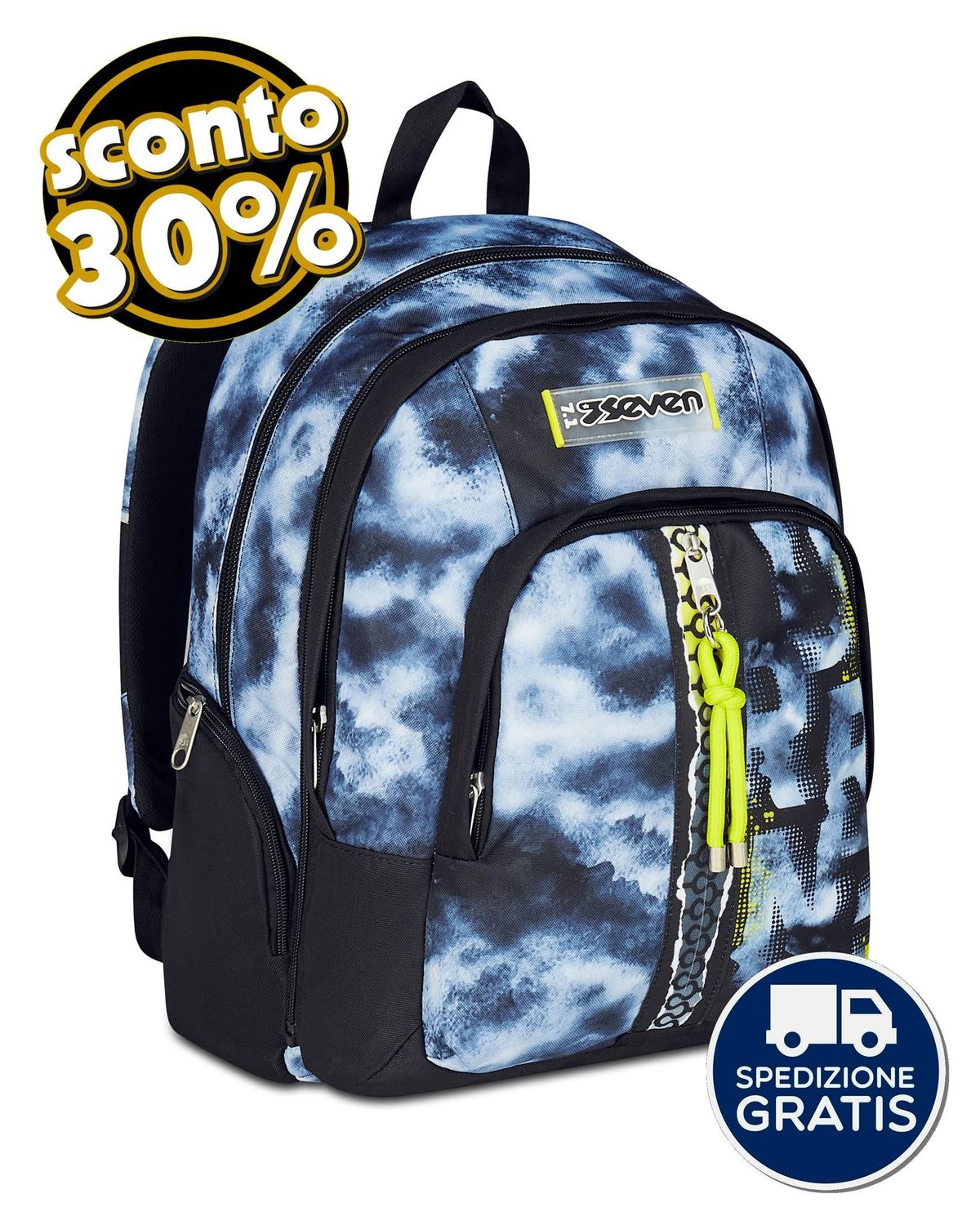 Zaino Seven® Dual Detach - Shady Dye Boy 32L Zaino Seven® Dual Detach - Shady Dye Boy 32L