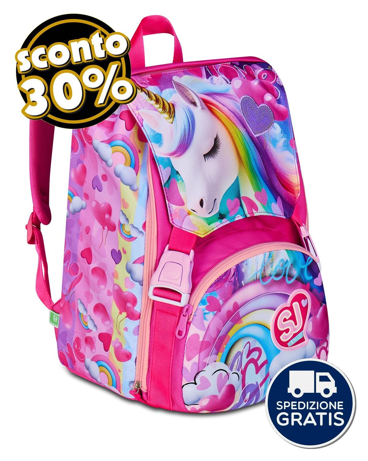 Zaino Big Sdoppiabile SJ Gang Flyunicorn girl Zaino Big Sdoppiabile SJ Gang Flyunicorn girl