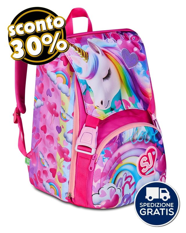 Zaino Big Sdoppiabile SJ Gang Flyunicorn girl Zaino Big Sdoppiabile SJ Gang Flyunicorn girl