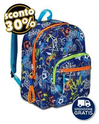 Zaino Doppio Scomparto SJ Ever Goalstreet Boy Zaino Doppio Scomparto SJ Ever Goalstreet Boy