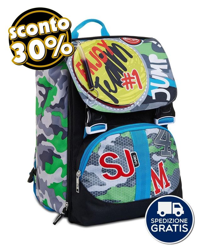 Zaino Big Sdoppiabile SJ Gang Sport Boy Zaino Big Sdoppiabile SJ Gang Sport Boy