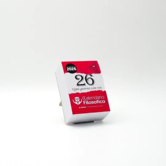 Calendario Filosofico 2026 cm.7,5x10,5 con supporto cartone Calendario Filosofico 2026 cm.7,5x10,5 con supporto cartone