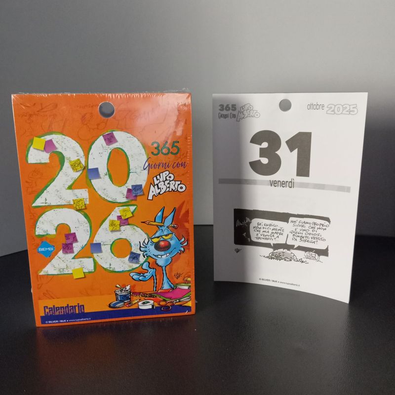 Ricambio Calendario 2026 Lupo Alberto Ricambio Calendario 2026 Lupo Alberto