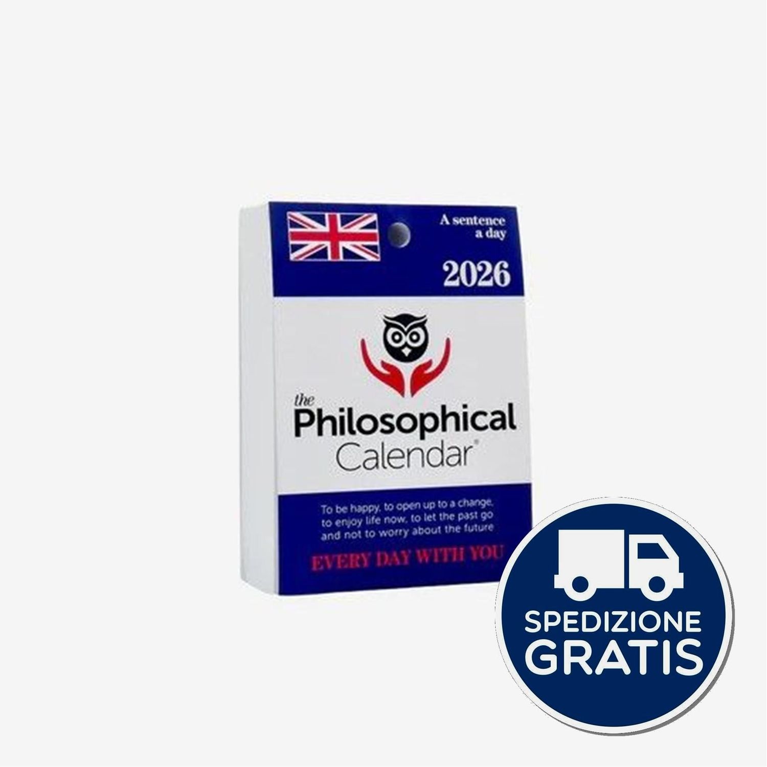 Calendario Filosofico 2026 cm.10x14 - Ricambio Inglese Calendario Filosofico 2026 cm.10x14 - Ricambio Inglese