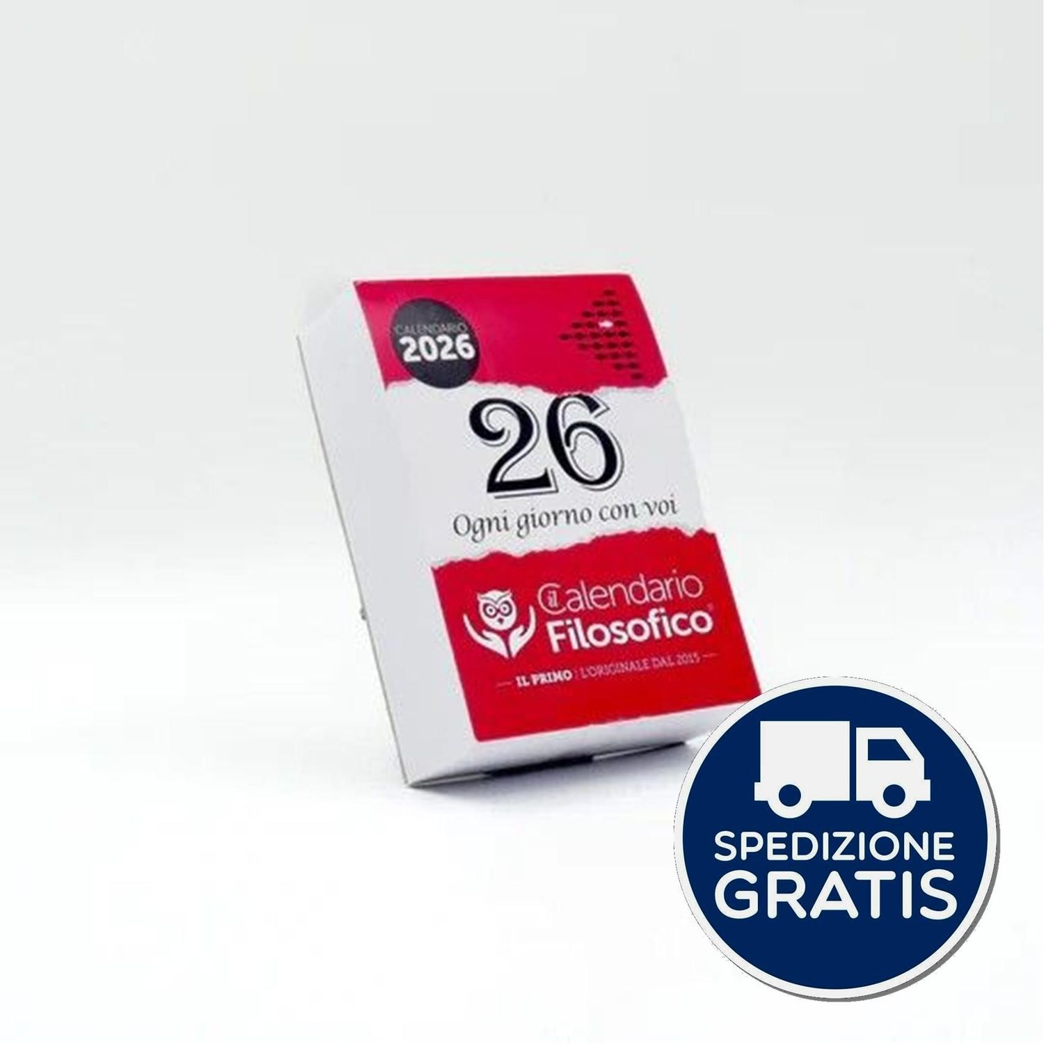Calendario Filosofico 2026 cm.10x14 con supporto cartone