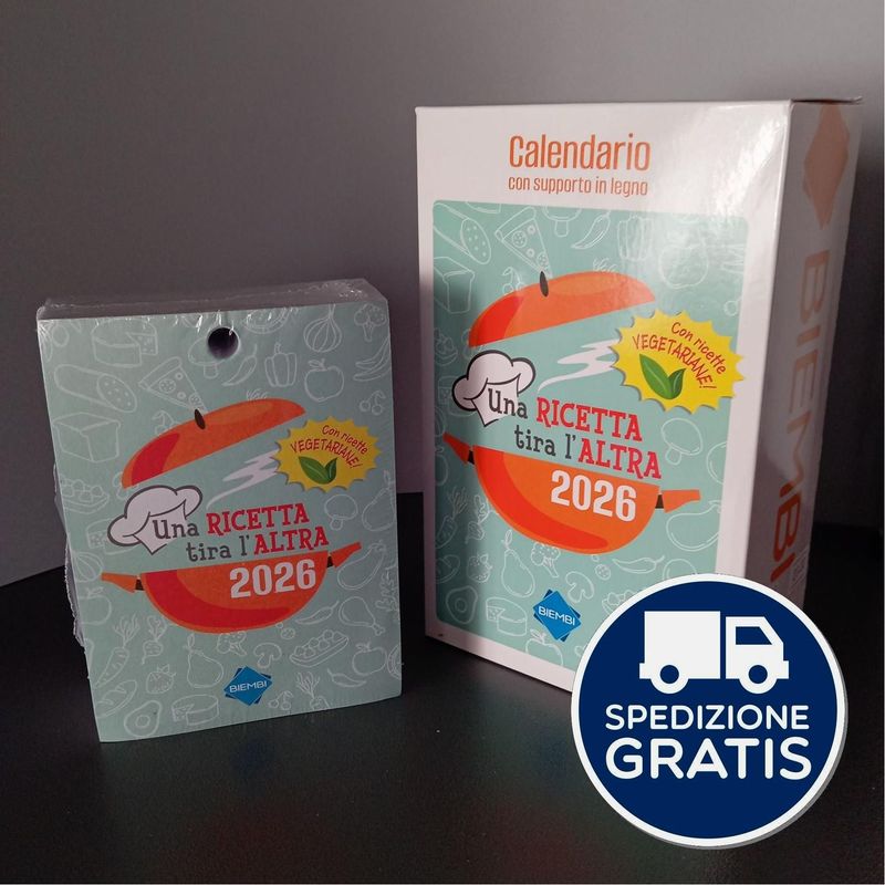 Ricambio Calendario Culinario 2026 “una ricetta tira l’altra” Ricambio Calendario Culinario 2026 “una ricetta tira l’altra”