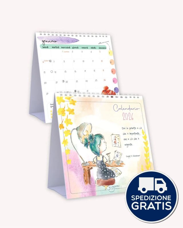 Calendario Tavolo Piramide 2026 Disegnata Calendario Tavolo Piramide 2026 Disegnata