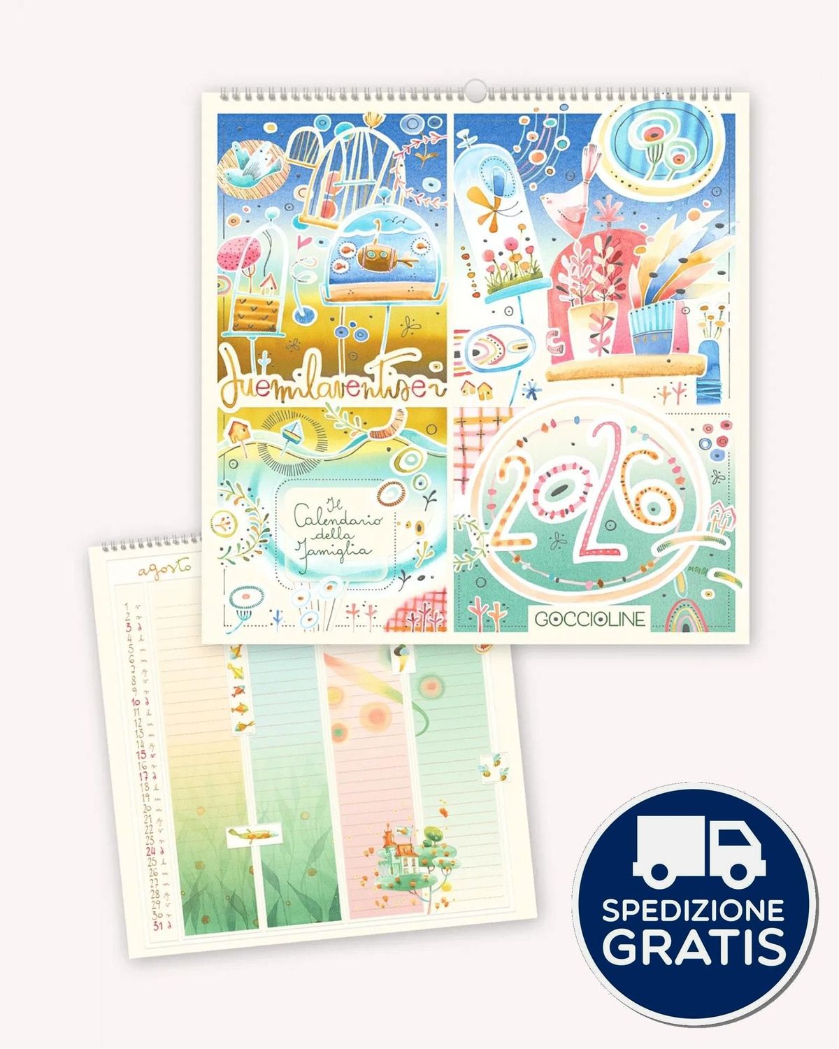 Calendario “della Famiglia” 2026 Goccioline