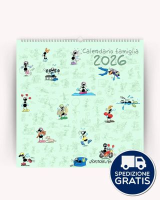 Calendario della Famiglia 2026 Formiche di Vettori